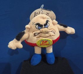 Vintage 1990's Silly Slammers 6" Bruiser  Bean Bag Plush Toy