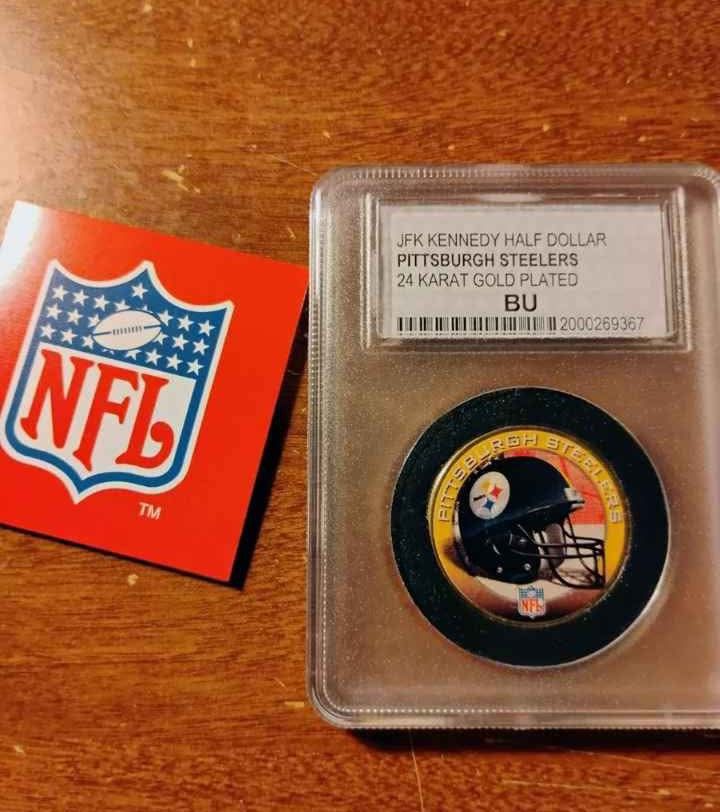 Exclusive Fan Treasure: 24K Gold-Plated Pittsburgh Steelers Coin! 🏆