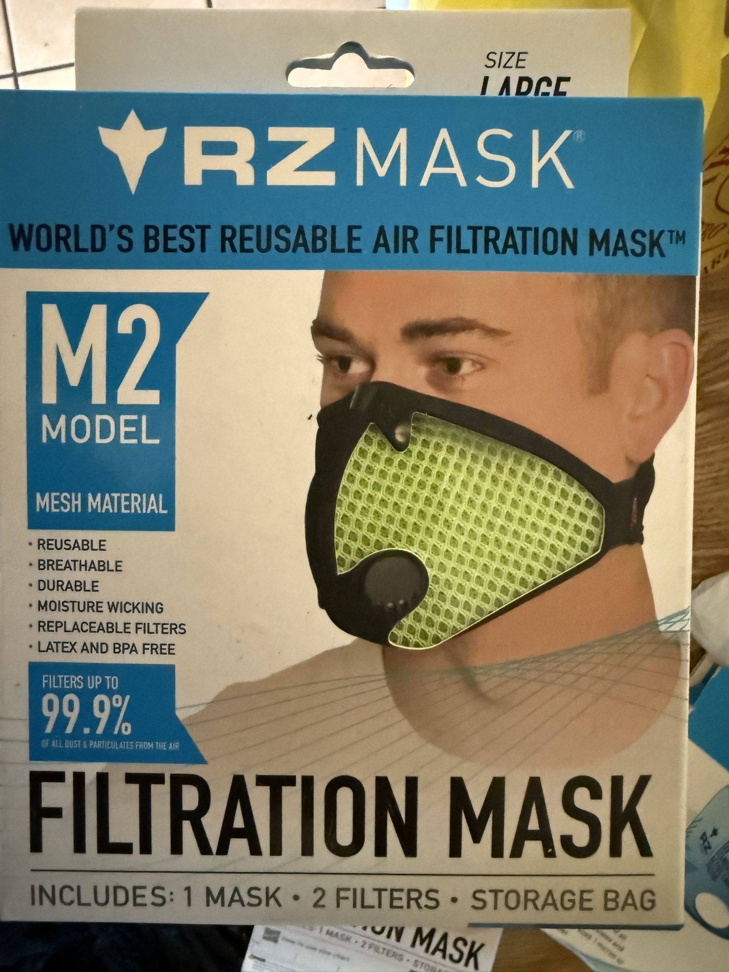 RZ Filtration Mask M2 Mesh Material Reusable