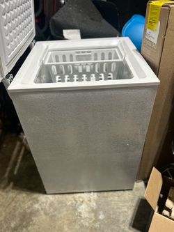 Small Chest Freezer with Basket