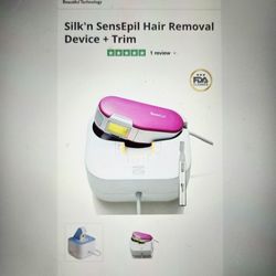 Silk'n SensEpil XL 65,000 Light Pulses Permanent Hair Removal Device. New. Retail Price $600+.