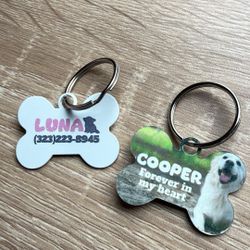 Keychain Custom / Pets Keychains / Pets Name Custom 