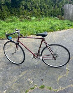 Red iron horse bike