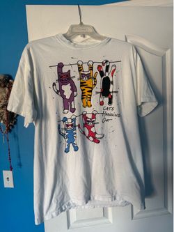 Vintage 90s Cats Hanging Out Pop Art Single Stitch T Shirt XL