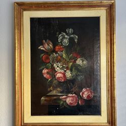 Canvas Floral Painting 