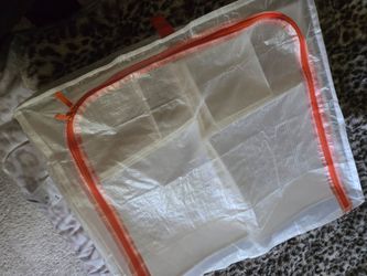 IKEA Large Clear Zippered Storage Bag