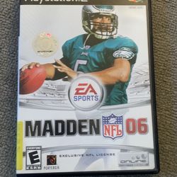 Madden NFL 06 PS2 Game 