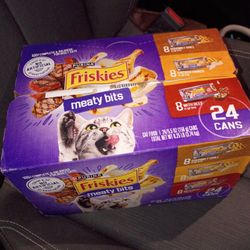 Friskies Meaty Bits 24pk Cat Food
