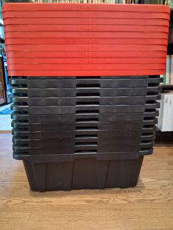 HDX Tough Tote 14 Gallon Bins