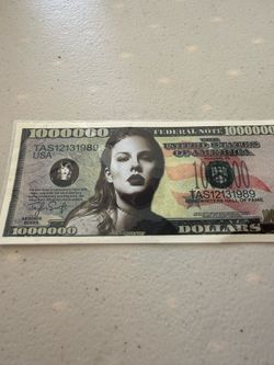 Taylor Swift novelty dollar