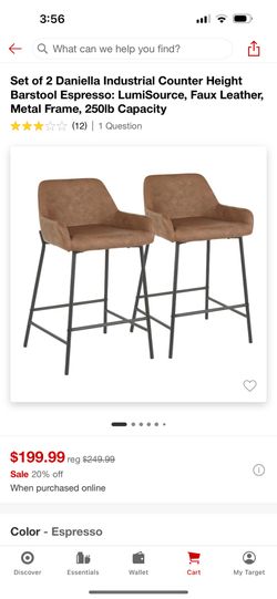 Set Of 2 Bar stools