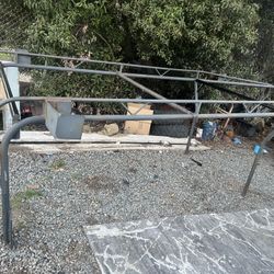 FLAT  BED. RACKS. HEAVY DUTY.  SIZE 9 FEET. 4 FEET FRONT. AND. BACK. 6 FEET 