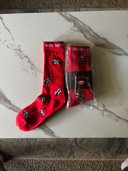 Red Chrome Hearts Socks 🧦  (One Pair)
