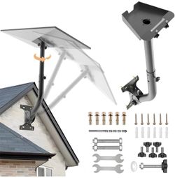 Starlink Mount, Starlink Gen 3 Mount with 360° Adjustable for Wall /Roof(Concrete or Wood) ,Easy Installation for Starlink Standard 4/4X/Gen 3