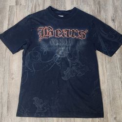 Chicago Bears Reebok NFL Mens Affliction style  T-shirt size Large.