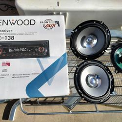 Kenwood Car/Truck Stereo /Speakers