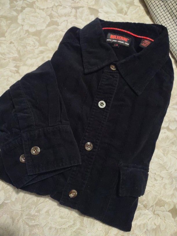 Soft Flannel..Mens LG..Button Shirt