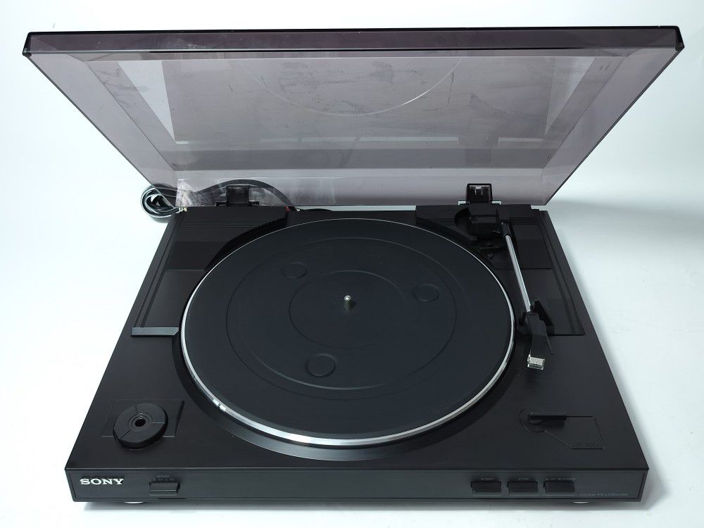 Sony PS-LX300USB Stereo Turntable System Record Player.

Tested, excellent sound quality no too much humm like the oldies.