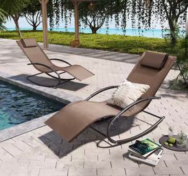 Outdoor longe chairs new In the box