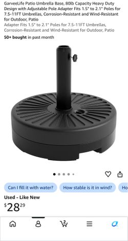 (2x) umbrella bases