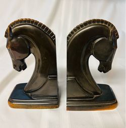 Art Deco Trojan Horse Bookends