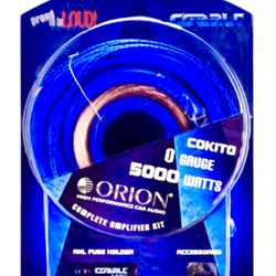 0 Gauge Amplifier Orion Kit 