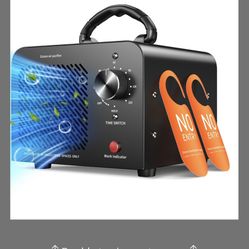 Ozone Generator 48,000mg, Commercial Ozone Machine Odor Removal, High Capacity O3 Ionizer Air Purifier Deodorizer, Portable Mini For Car, Home, Smoke,