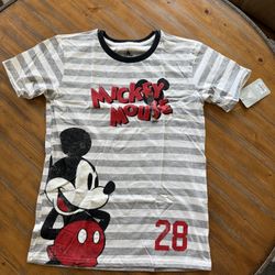New Mickey Mouse Disney T-Shirt Sz Boys 14/16 Women’s Med