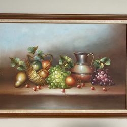 Art Painting With Frame 41”x 29”