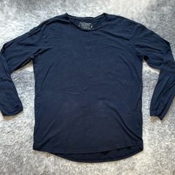 Pull&amp;Bear Dark Blue Comfort Tee 