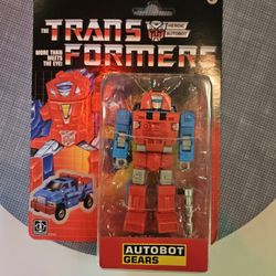 Transformers Legacy Autobot Gears (Walmart Exclusive Retro G1 Toy Color And Packaging)