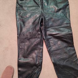 Lg Pair Of Leather Rideing Pants