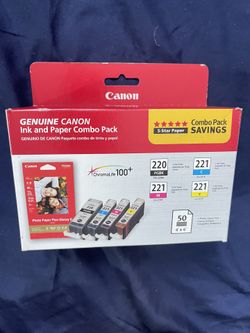 Canon Ink and Paper Combo Pack