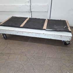 Wooden Dolly with wheels