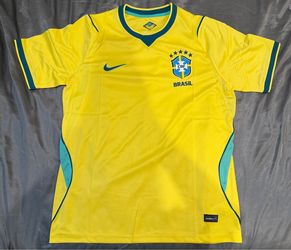 2026 Brazil Home Jersey Replica, Size Large