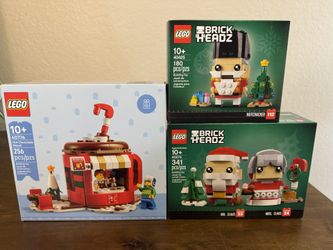 LEGO Christmas Bundle (40274, 40425, 40776) Mr. & Mrs. Claus, Nutcracker, Hot Chocolate Stand ~Brand New & Sealed~ Firm Price Pickup Only