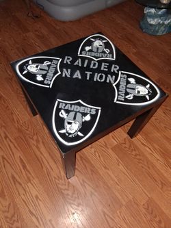 Raiders side table