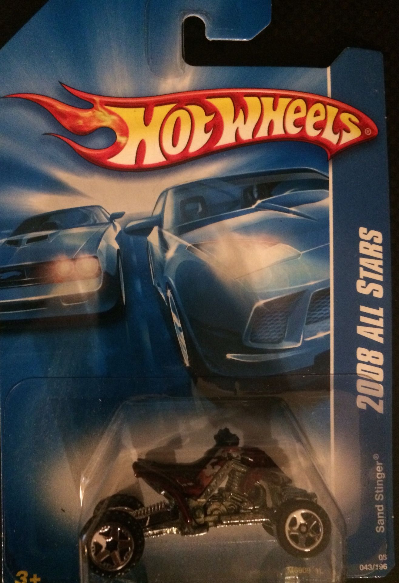 2008 Hot Wheels #43 All Stars SAND STINGER w/Chrome ORUT5-5 Spoke