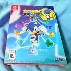 Nintendo Switch Sonic Colors Launch Edition Baby Sonic Keychain New Factory Sealed