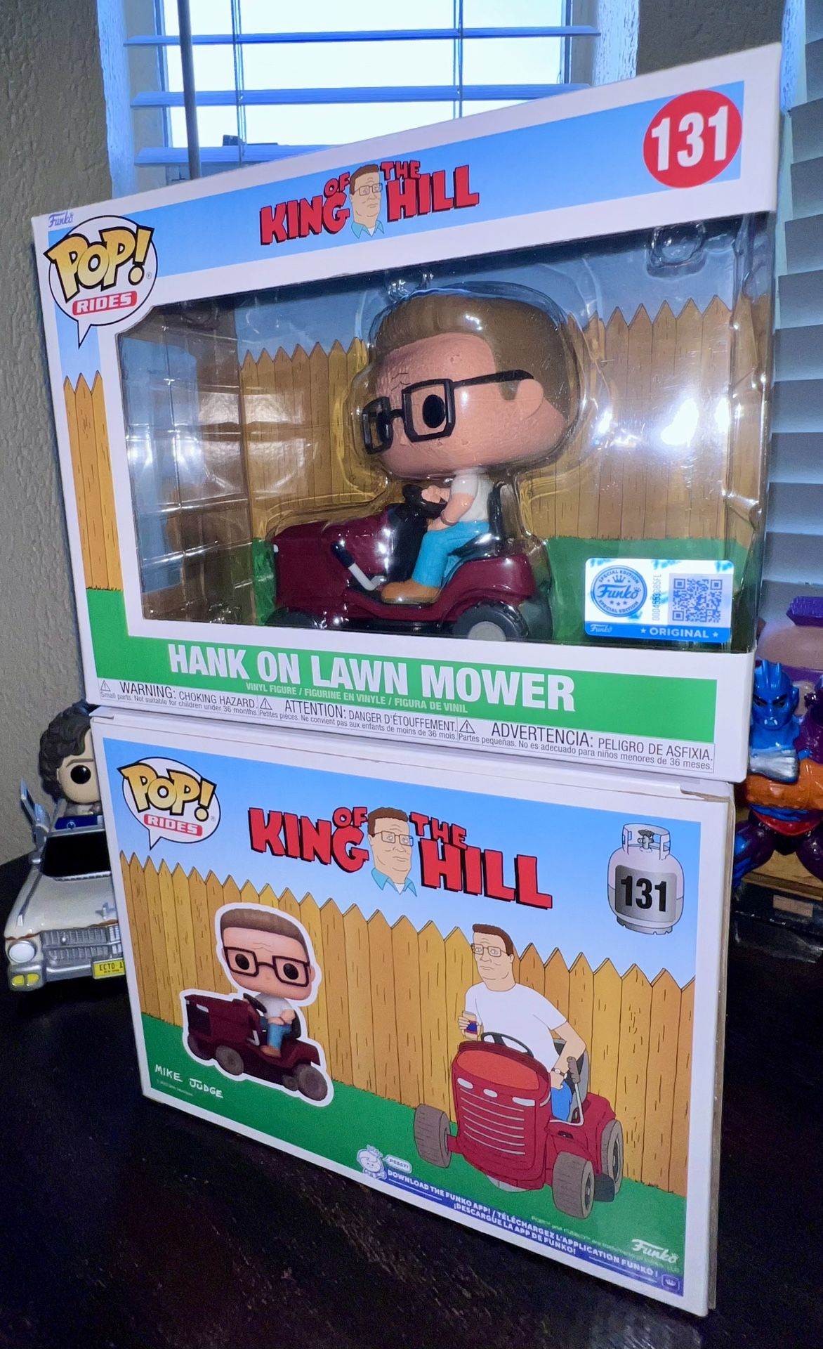 Hank on lawn mower 131 Funko pop