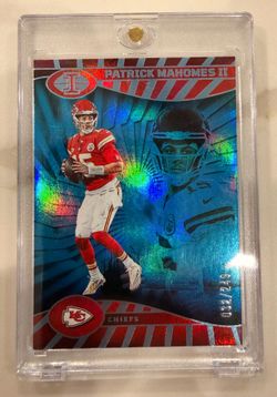 2024 Illusions - Patrick Mahomes II Blue Trophy Collection /149 #42 Chiefs SSP
