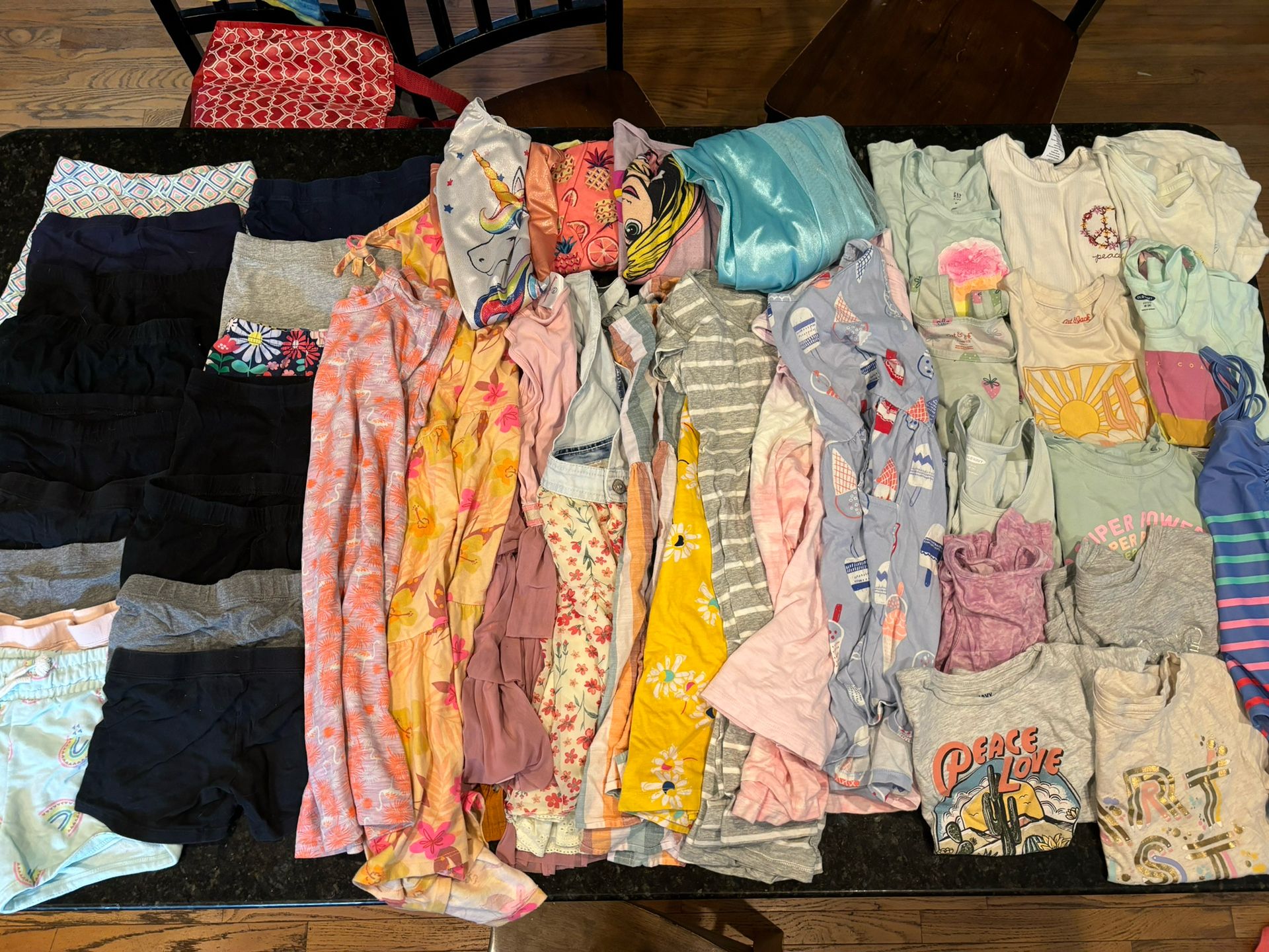 Girls Size Medium 7/8 Summer Clothes Huge Lot