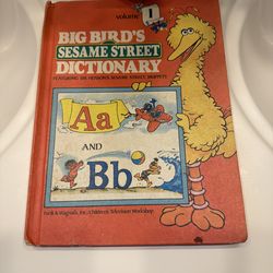 Big Birds Sesame Street Dictionary Volume 1