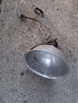 Vintage clamp on light
