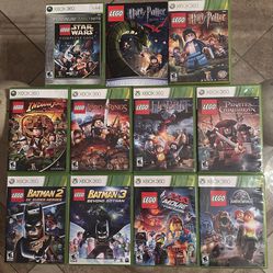 11 Xbox 360 Games Lego Bundle