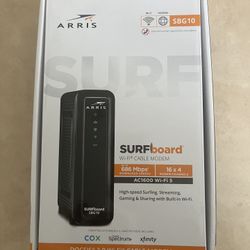 NEW ARRIS SURFboard 16x4 WiFi Cable Modem, Model SBG10