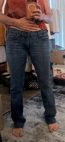 Size 28 Citizens Of Humanity Medium Blue Bootcut Jeans