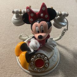 Vintage Minnie Mouse Desk Phone 