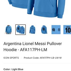 Official AFA Messi hoodie