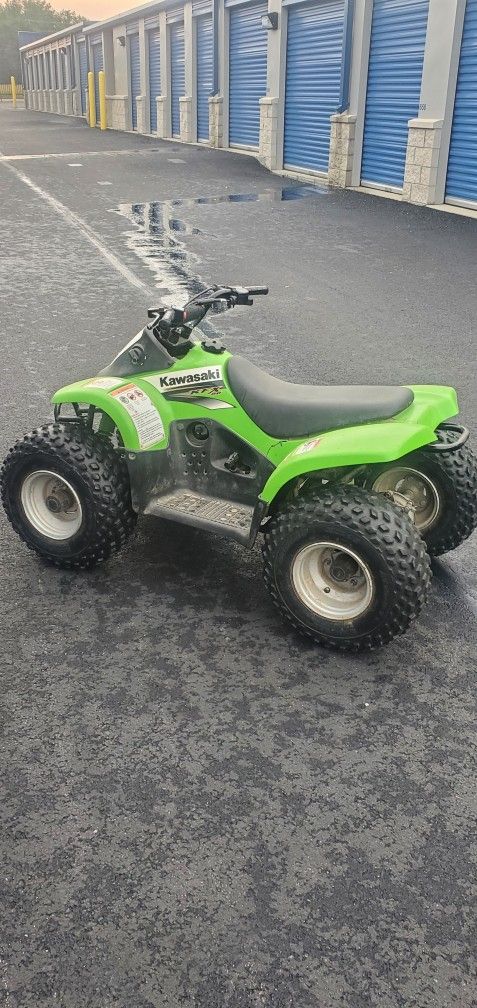 Kawasaki KFX50 ATV QUAD 4 WHEELER 50 CC Kids Four Wheeler